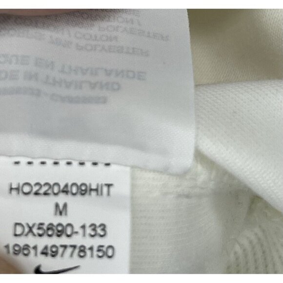 Nike x Paris Saint-Germain 1/2 Zip Men M Sail/White DX5690-133 PSG Hoodie Soccer - Picture 10 of 16